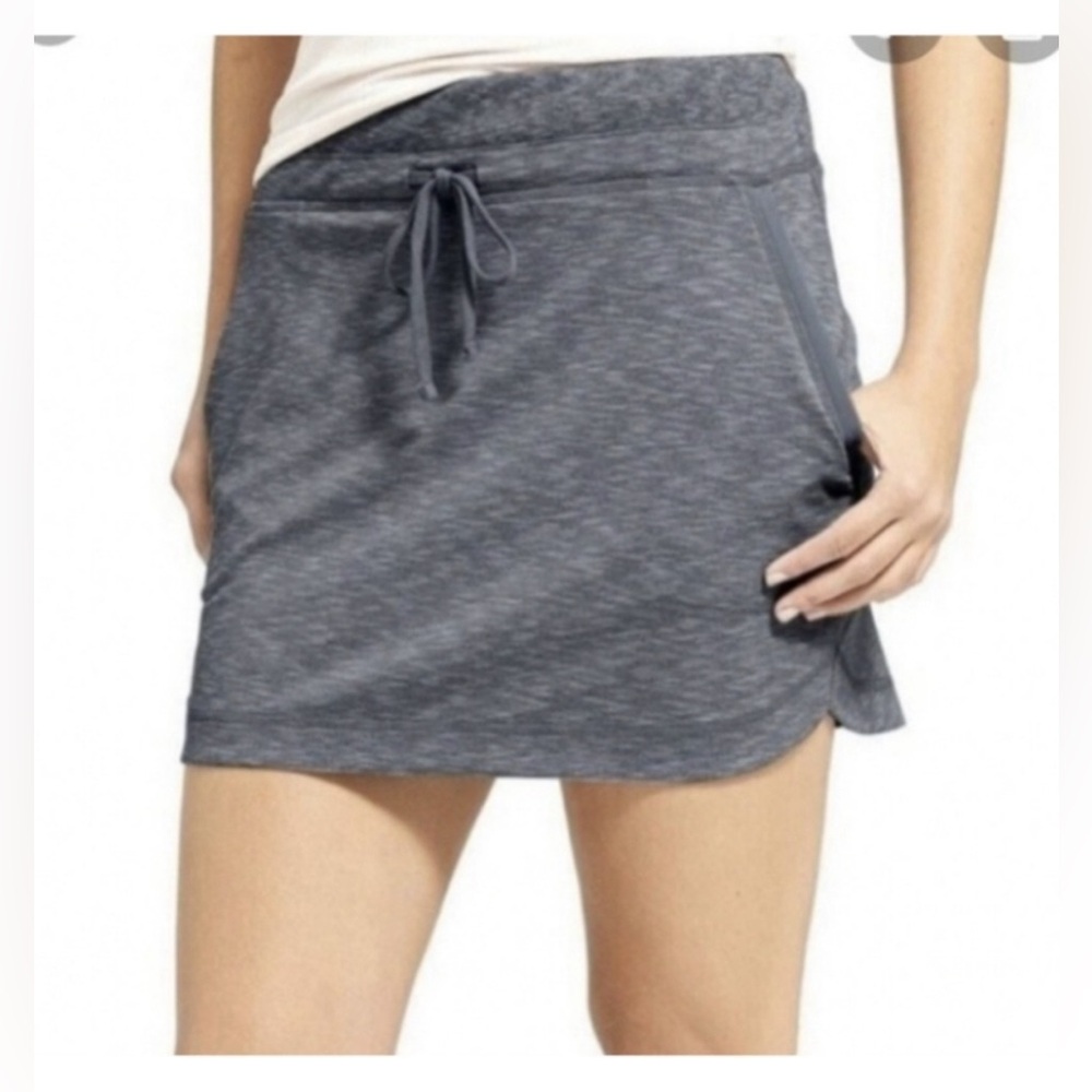 Athleta Y2K Terry Mini Skirt in Space Grey Size M